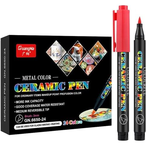Acrylic Paint Pens for Rock Painting Stone Ceramic Glass Wood Fabric Canvas Metal Set of 12 Acrylic Paint Markers Medium Tip