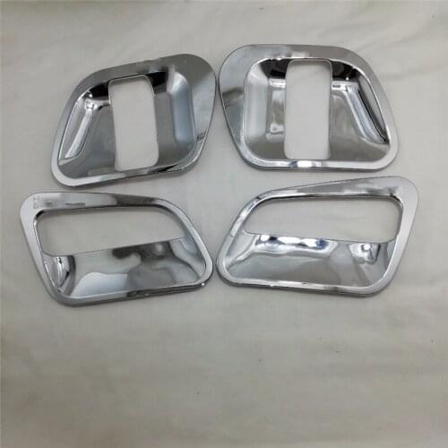 Door Handle Cover and Bowl Insert Overlay Panel Chrome Car Styling For Toyota Hiace 2016 Car Accessories
