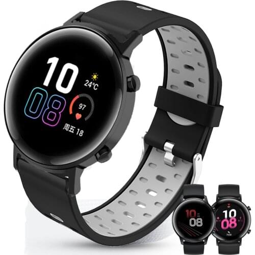 For Honor magic Watch 2 42mm Band Watchband Replacement Silicone Bracelet Wristband 20mm Watch Strap For Huawei Watch GT 2 42mm