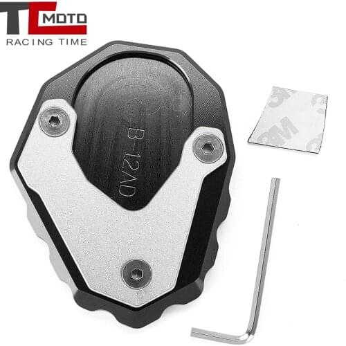 Motorcycle Stainless Steel Side Stand Enlarge Extension Kickstand For BMW R1200GS LC Adventure ADV