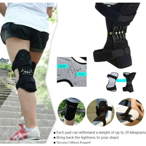1 Pcs/pair Joint Support Knee Pads Spring Force Breathable Non-slip Power Lift