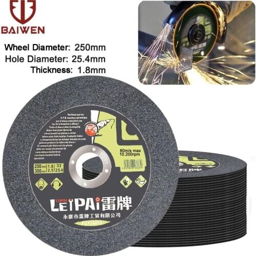 107-300mm Metal Cut Off Wheels Resin Cutting Disc Ultrathin Flap Angle Grinder Grinding Discs for Metal Iron Stainles Steel Work