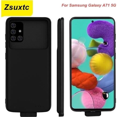 Araceli 5000 Mah For Samsung Galaxy A71 5G Battery Case Smart Charger Bank Power Case For Samsung A71 5G Battery Case