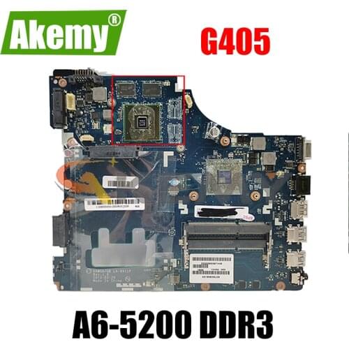 Akemy VAWGA/GB LA-9911P Motherboard For Lenovo G405 Laptop Motherboard CPU AMD A6-5200 DDR3 100% Test Work