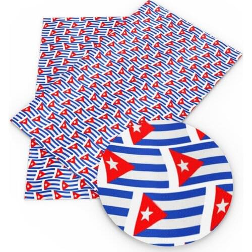 David accessories 20*33cm Star Printed Faux Synthetic Leather DIY Bow Bags Phone Case Scrapbook Faux Leather Sheets,1Yc11791