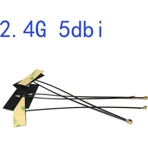 2PCS WIFI Antenna 5dBi IPX IPEX Connector FPC Omni Bluetooth Built-in Internal WLAN System