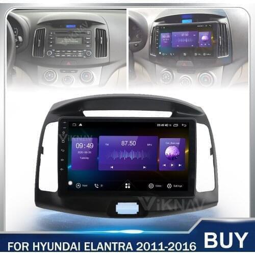128G Car radio multimedia player stereo for Hyundai Elantra 2011-2016 Car GPS Navigation Touch Screen head unit Android 9 Inch
