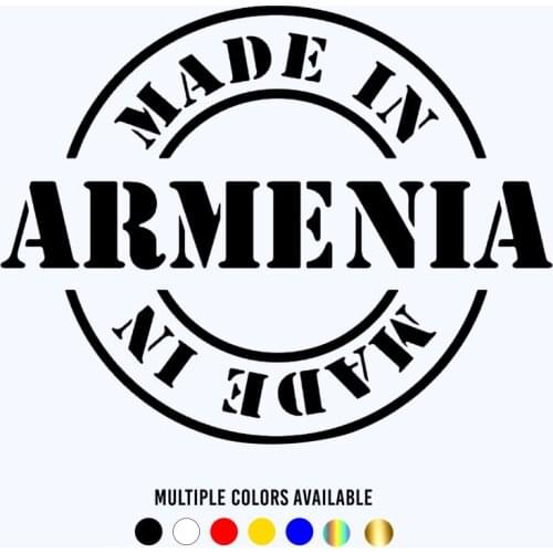 CK20227# Made in Armenia vinyl car sticker reflective waterproof car decal stickers on car truck bumper rear window