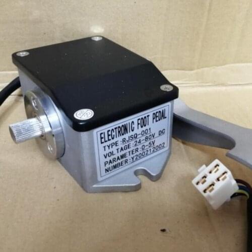 RJSQ-001 0-5V ELECTRONIC FOOT PEDALS FORKLIFT THROTTLE FOR CURTIS MOTOR CONTROLLER ELECTRIC FORKLIFT GOLF SIGHTSEEING CARS