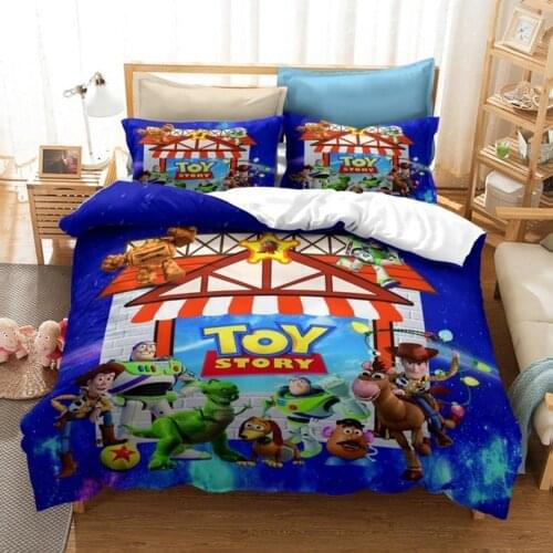 Disney Toy Story Bedding Set Double Size Duvet Cover Children Home Decor Twin Queen King Size Quile Covers Dedlinen All Seasons