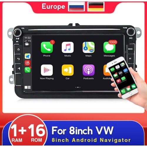 MEKEDE 8Inch 2 Din Android DVD Player Car Radio Multimedia GPS For VW Volkswagen Passat B7 B6 Golf Touran Polo Jetta Seat Skoda