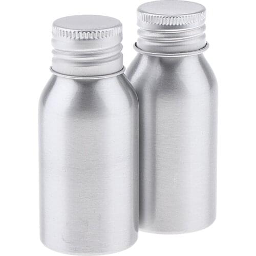 Reusable 40mL Empty Cosmetics Aluminum Bottles - Leak Proof & UV Protection