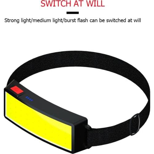 Flash Head Lamp Torch Lantern for Hunting COB LED Headlight Flashlight USB Led Head Lamp Flashlight Torch Headlight#38