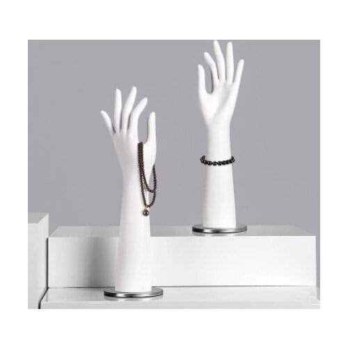 New Arrival Female White Color Hand Mannequin Style Fiberglass Hand Model On Promotion