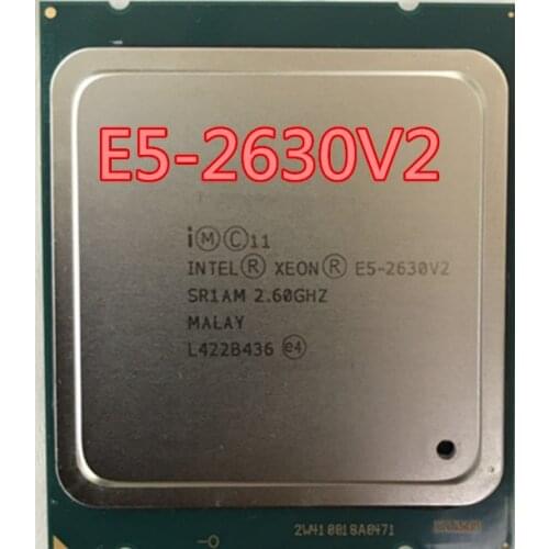 Intel Xeon E5 2630 V2 Server processor SR1AM 2.6GHz 6-Core 15M LGA2011 E5-2630V2