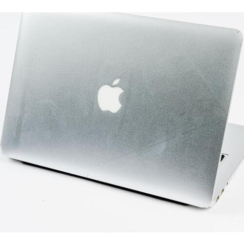 Silver Laptop Skin Sticker notebook sticker for MacBook Pro 16 13 inch 2019 A2141 A1278 Top & Bottom Vinyl Skin Cover Decal