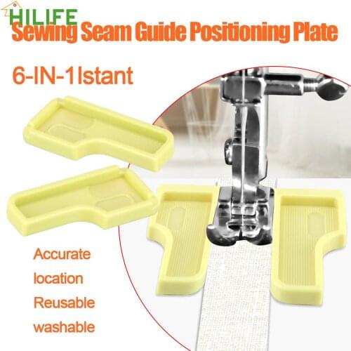 Keeper Template 1 Pair Positioning Plate Sewing Seam Guide Multi Functional Grid Measure Interlock Guide