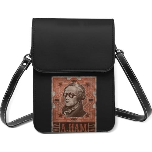 Hamilton Shoulder Bag Outdoor Student Mobile Phone Bag Gifts Funny Leather Bags