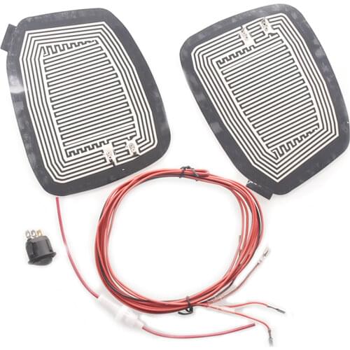 Universal DC 12V Heating Pad For Car Mirror Defogging Quickly Removes Frost /Rain/Fog