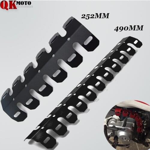 For HONDA CRF450X CRF250X CRF250L CRF 450X/250LX/250L Motorcycle Front Manifolds Exhaust Shield Protector Cover Heat Protection