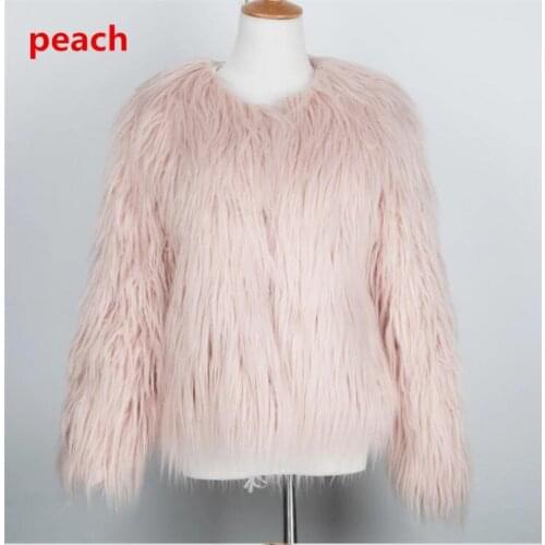Woman jacket of new winter coat of Europe and America adds fur of coat of fur of artificial fur of warm insulation