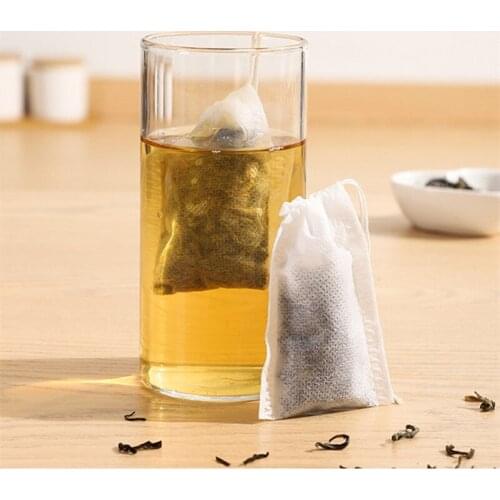 100 Pcs Tea Bags Disposable Tea Bags Filter Bags Tea Bags Tea Bags Chinese Medicine Bags Spices Halogen Materials Bags