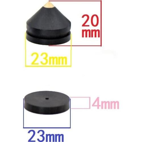 4 Sets M23*20 Tweeter Speaker Stand Feet Foot Pad Aluminium Alloy Metal (NOT Natural Wood ) Spikes Cone Floor Foot Nail 2021 New