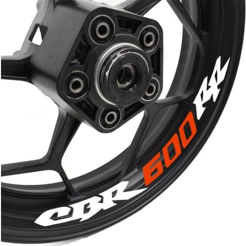 8 X CUSTOM Motorcycle INNER RIM DECALS WHEEL Reflective STICKERS STRIPES FIT For HONDA CBR 600 RR CBR 600RR CBR600 RR