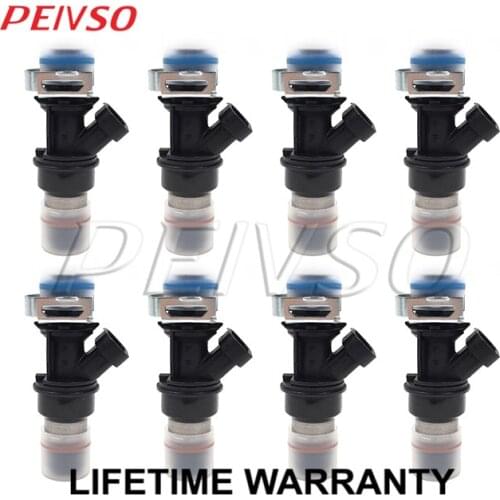 8x 17113553 FJ10062 8171136980 fuel injector for CHEVROLET AVALANCHE SILVERADO 1500/2500/3500 TAHOE 5.3L 4.8L 6.0L V8