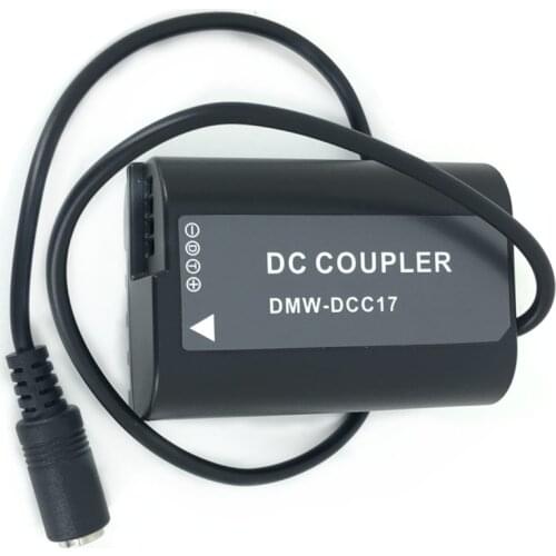 BLK22 Dummy Battery DC Coupler Adaptor replace DMW DCC17 for Panasonic Lumix S5 DC-S5 DC-S5K Camera