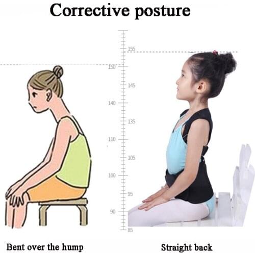 Back Support Brace for Children Boys Girls Posture Corrector Belt Child Back Lumbar Support With Steel Plates Spine Correct Body