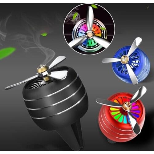Mini Conditioning Vent Outlet Perfume Clip Fresh Aromatherapy Fragrance Alloy Auto Good Accessories Air Freshener Smell LED