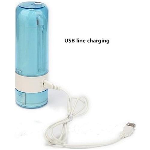 Jet water nozzle 360 degree rotating Personal care motor water pump oral hygiene irrigator inter dental Area Blue