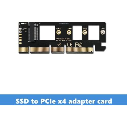 NVMe M.2 NGFF SSD to PCIe x4 adapter card PCIe x4 x16 to NVMe M.2 NGFF