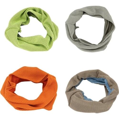 Pet Cooling Bandana Summer Dog Instant Ice Cold Scarf Bulldog Towel Wrap Neck Dogs Ice Silk Triangle Scarf