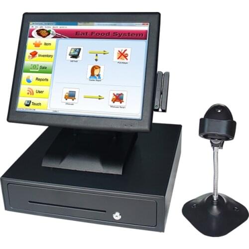 POS system for restaurants and bar j1900 MB ComPOSxb brand POS machine Point of sale cash register cashier with MSR