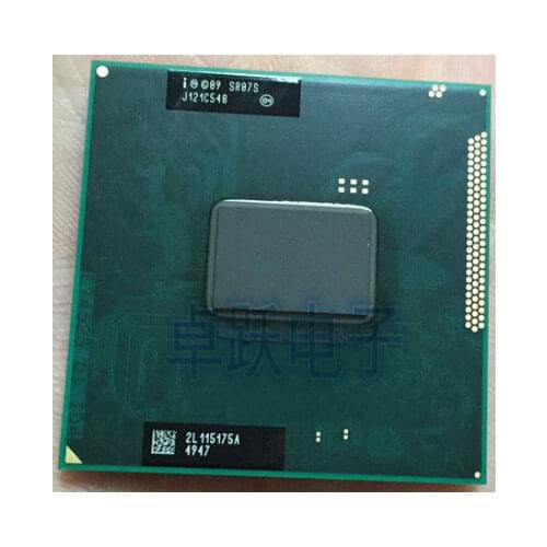 Free shipping Intel Original Pentium B940 CPU 2M Cache, 2.0GHz, SR07S PGA988 TDP 35W Dual Core Laptop CPU Compatible HM65 HM67
