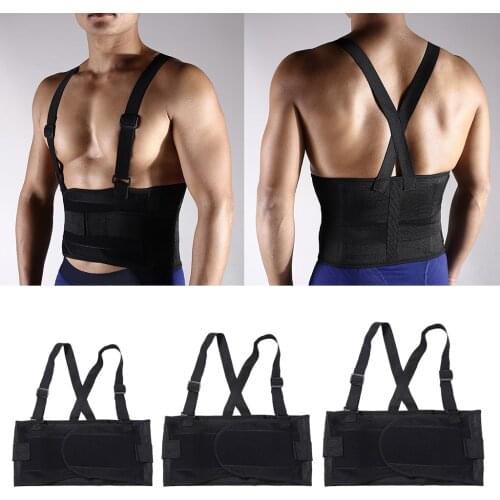 Weight Lifting Training Waist Belt Gym Fitness Lower Back Brace Strap Women Men Workout Bodybuilding Back Brace Protector Guard