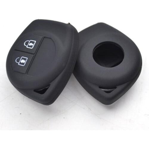 Silicone Car Key Cover Case Shell Skin Protect For Suzuki Celerio Liana Swift Splash Alto Vitara Ignis SX4 Wagon-R Shell Holder