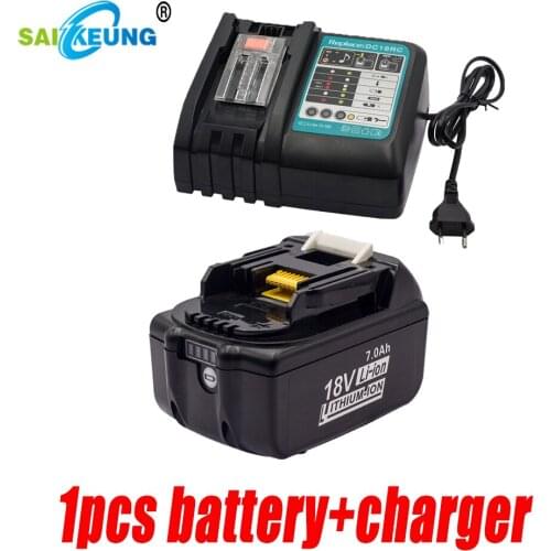 7000mAh Li-ion Rechargeable Battery Replacement for Makita 18V Power Tool 7Ah Battery BL1850 BL1830 BL1860 BL1840 LXT400