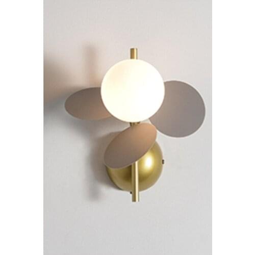 Modern contracted children room wall lamp Nordic bedroom bedside lamp modern contracted hotel corridor corridor decorative light