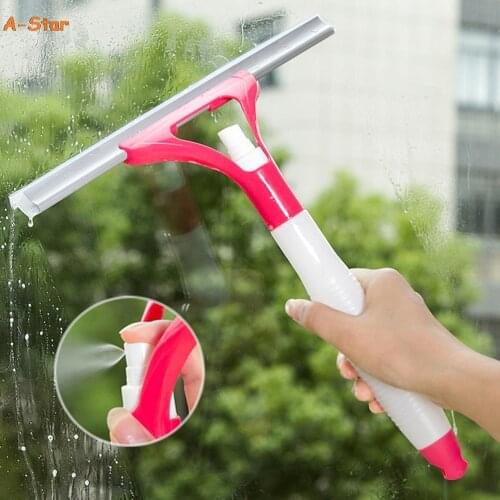 Random Color Glass Cleaner Magic Spray Type Cleaning Brush A Good Helper That Washing The Windows Of Car