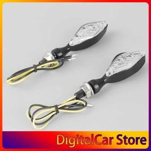 High quality newest 2pcs LED Motorcycle Bike Turn Signal Indicator Lights Bulbs Motorbike 3002 hot sale