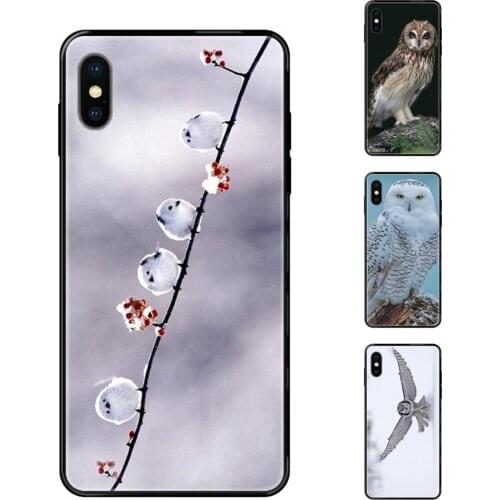 For Huawei Honor 6A 7A 7X 8C 8X 9 9A 9I 9X 10 10I 20 20I 20S Lite Pro Store Snowy Owl Black Soft TPU Screen Protector