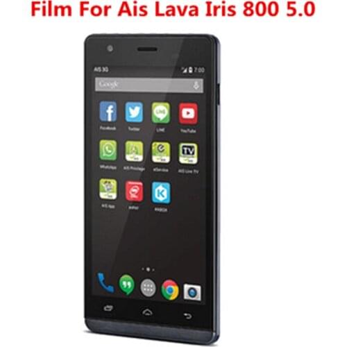 1/2/5/10 Pcs Ultra Thin Clear HD LCD Screen Protector Film With Cleaning Cloth Film For Ais Lava Iris 800 5.0