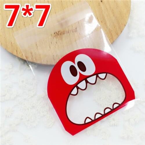 100pcs Transparent Plastic Bag Candy Cookie Gift Bag Frosted OPP Birthday Party Candy Packaging Bag Pouch Gift Box