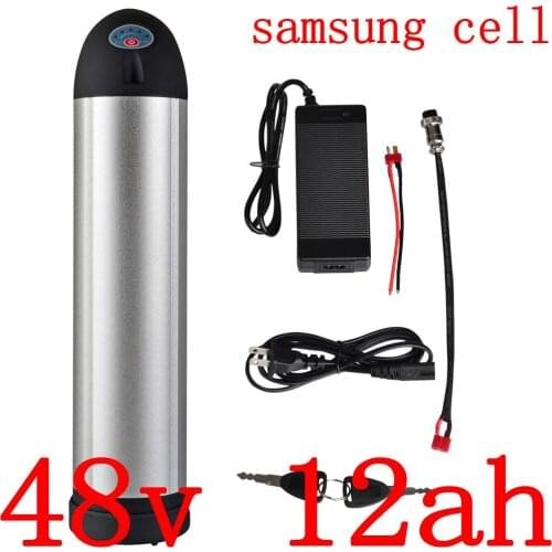 48V 500W 750W 1000W Electric Bicycle Battery 48V 12AH electric bike battery 48v 9ah 12ah 15ah lithium battery use samsung cell