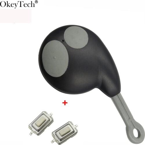 OkeyTech Remote Key Shell With 2PC Micro Switch Fits for Toyota for Cobra Alarm 7777 1046 3193 7928 8188 Keyless Entry Fob Case