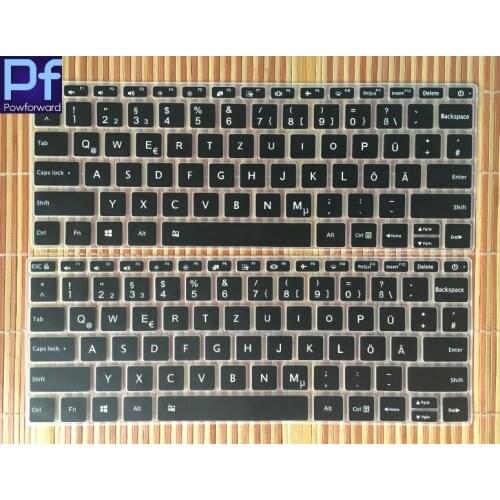 For xiaomi notebook Pro 15 15.6 air 13 13.3 12.5 Laptop Protector Film 2017 German 12 13 15 inch Silicone Keyboard Cover Skin
