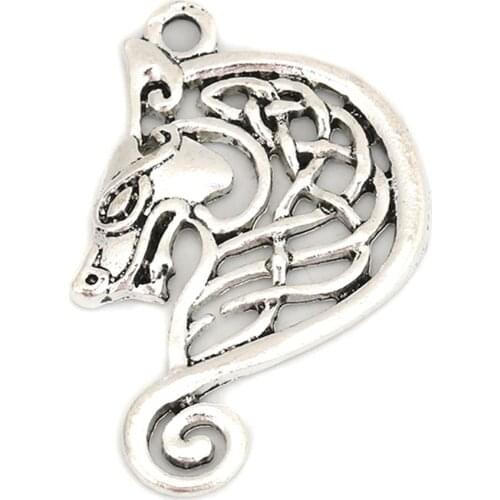 DoreenBeads Fashion Zinc Based Alloy 3D Pendant Charms Leopard Knot Gold Jewelry DIY Findings Accessories Components, 2 PCs